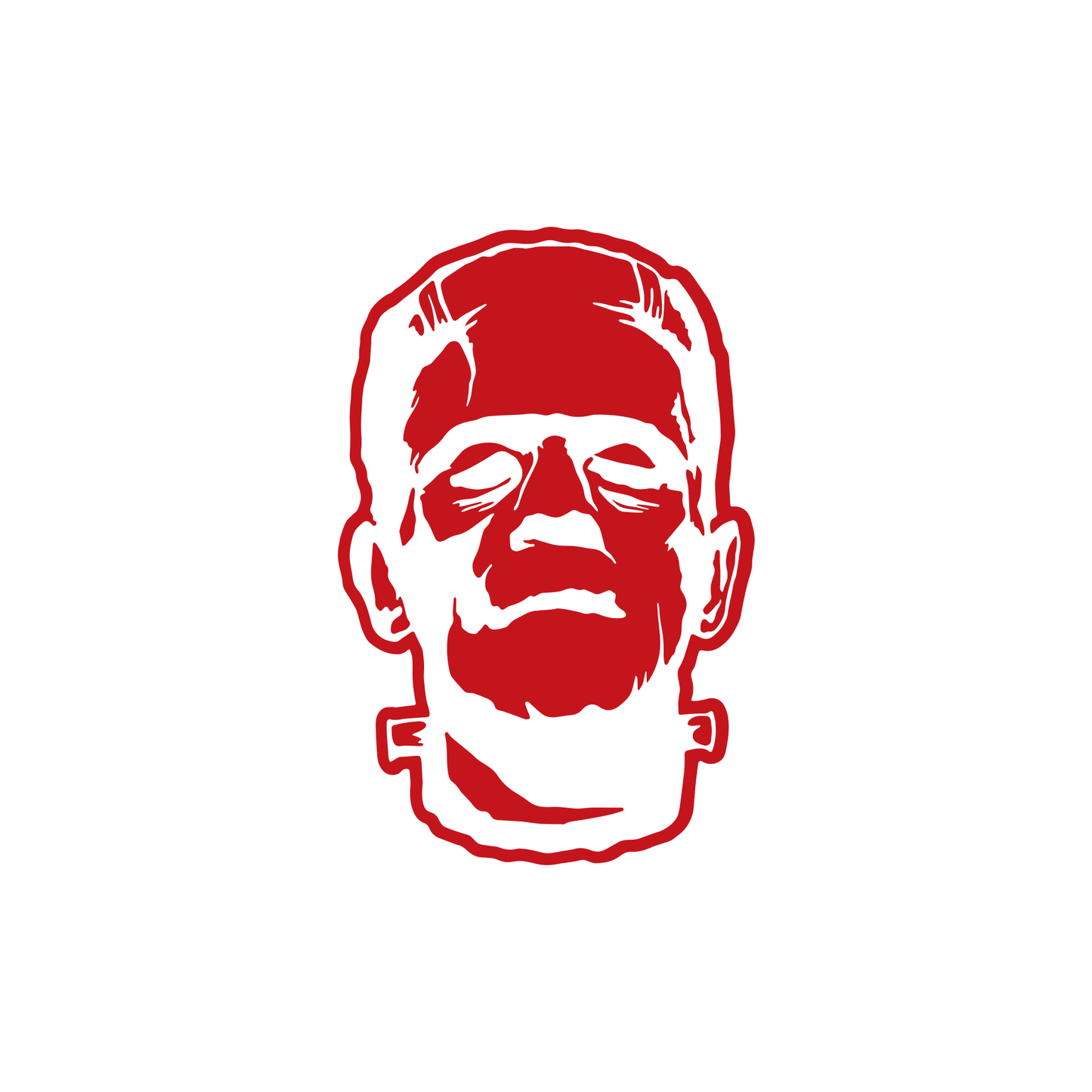 Frankenstein's Monster Head Outline