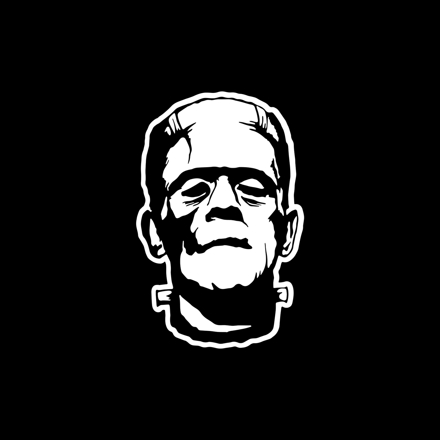 Frankenstein's Monster Head Outline