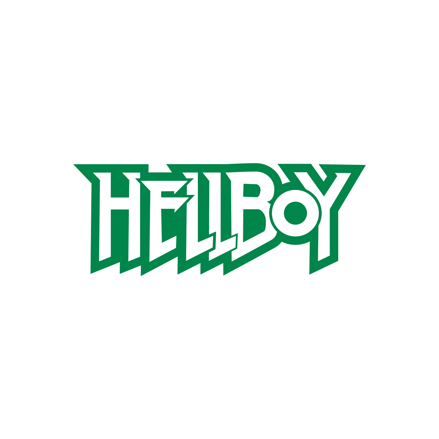 Hellboy Logo Outline