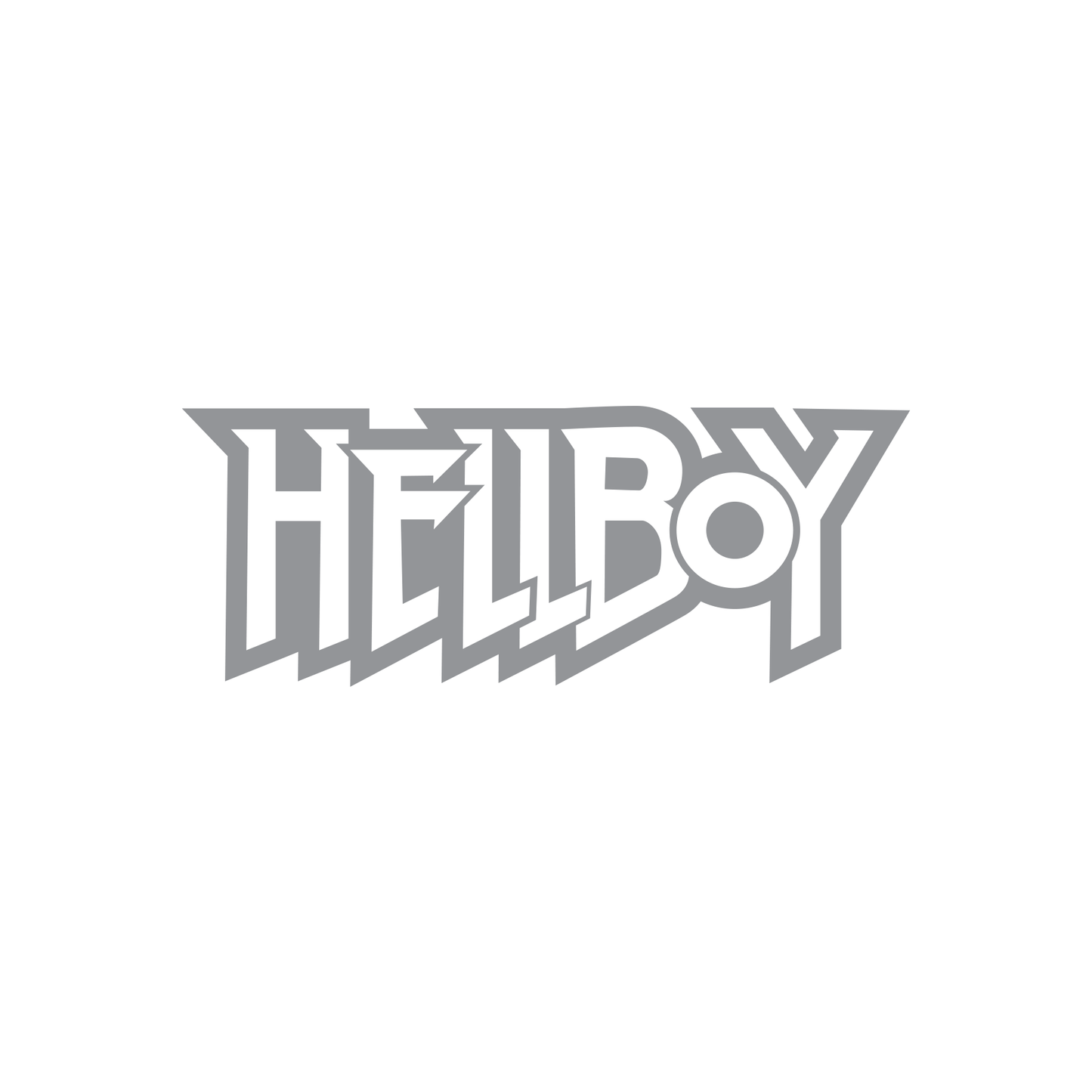 Hellboy Logo Outline