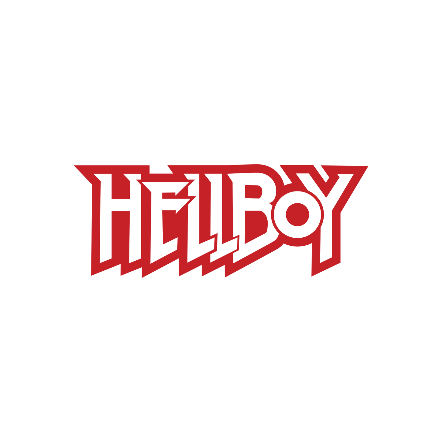 Hellboy Logo Outline