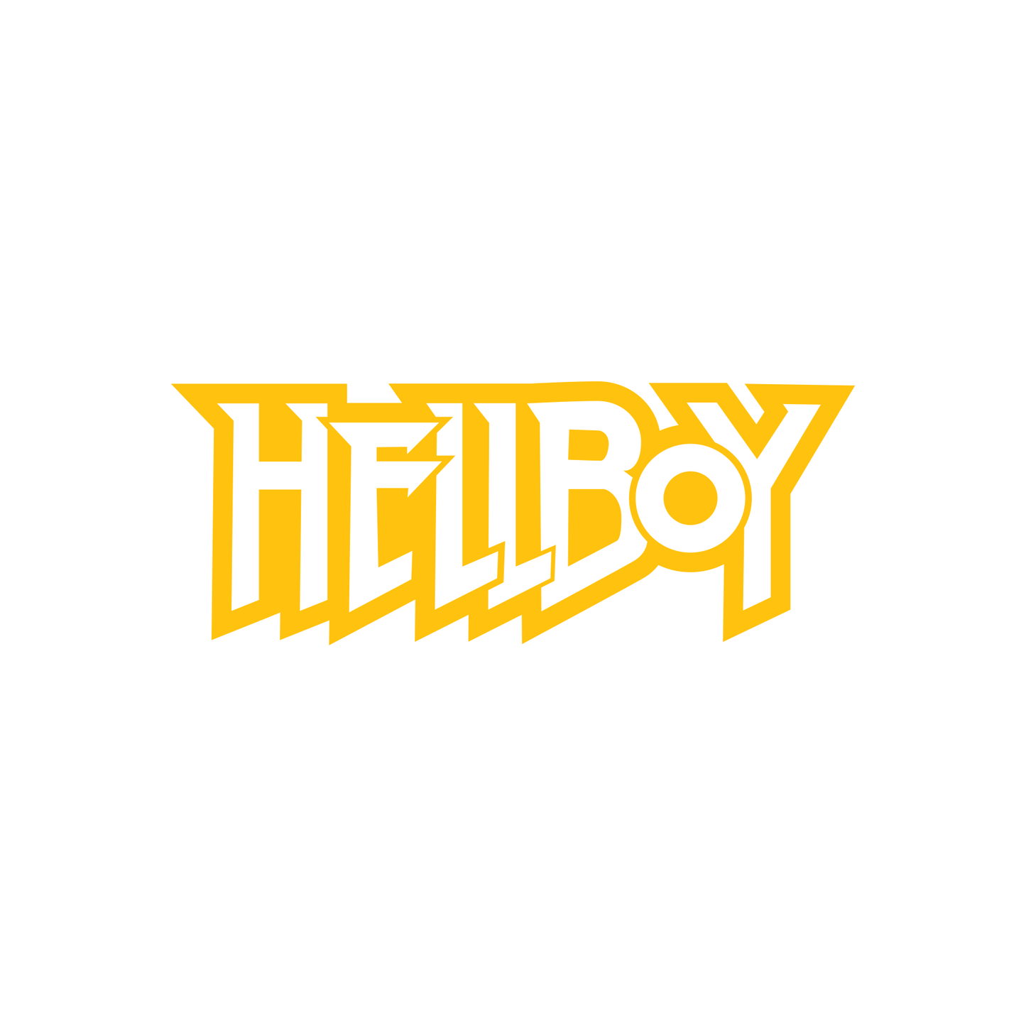Hellboy Logo Outline