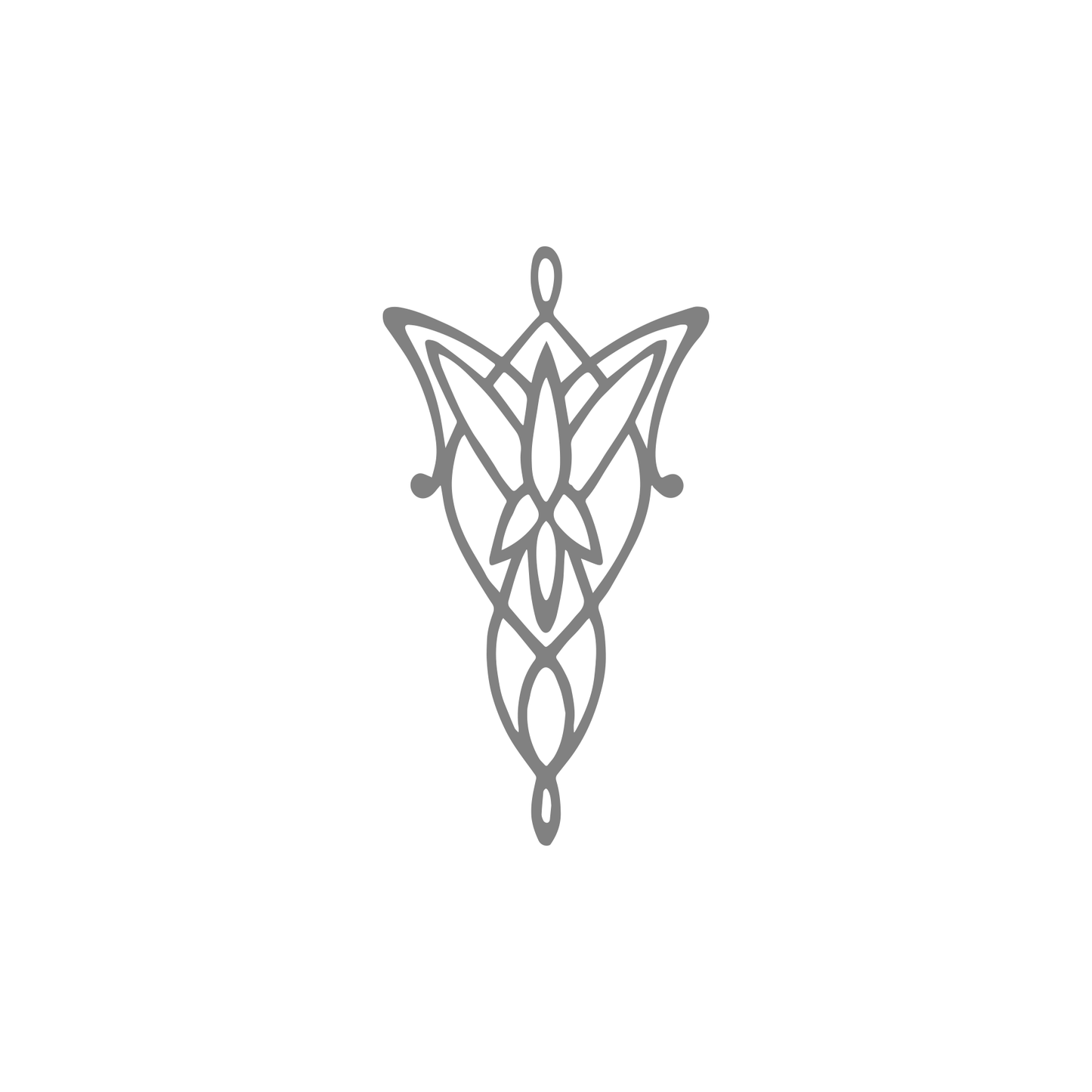 LOTR Lord of the Rings Arwin Evenstar Necklace Pendant