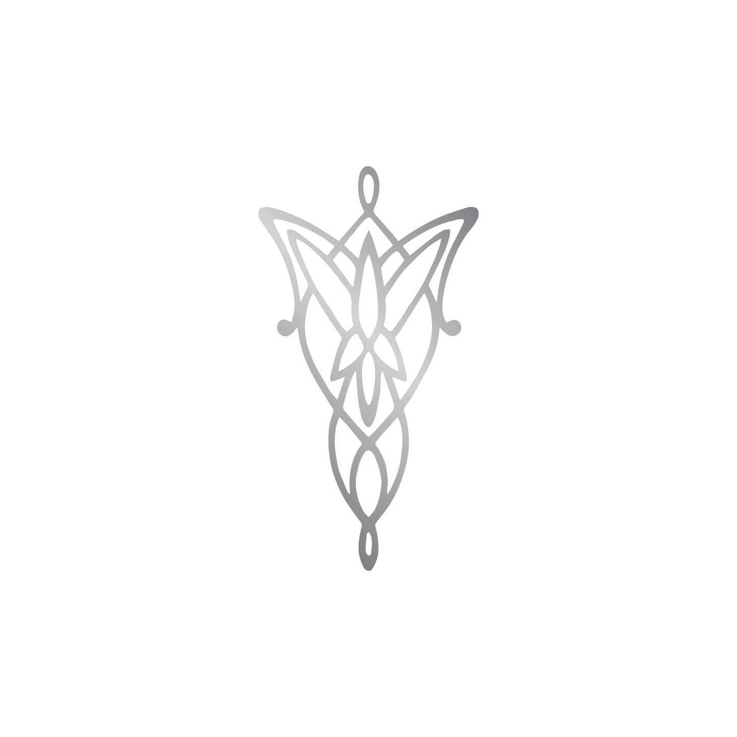 LOTR Lord of the Rings Arwin Evenstar Necklace Pendant