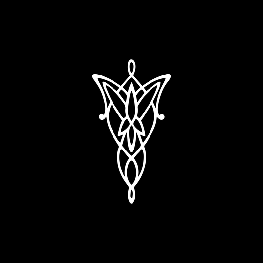 LOTR Lord of the Rings Arwin Evenstar Necklace Pendant