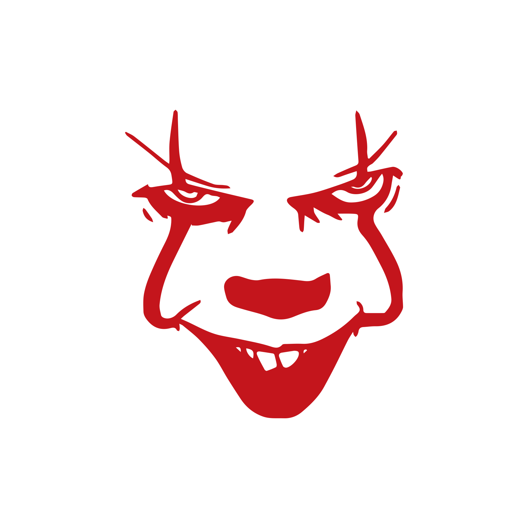 Stephen King's IT Pennywise the Clown Face – Goodall Vinyl