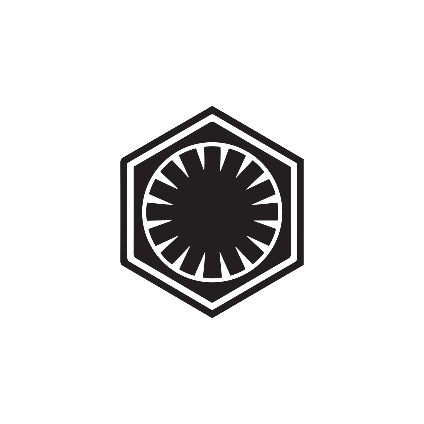 Star Wars First Order Symbol Logo