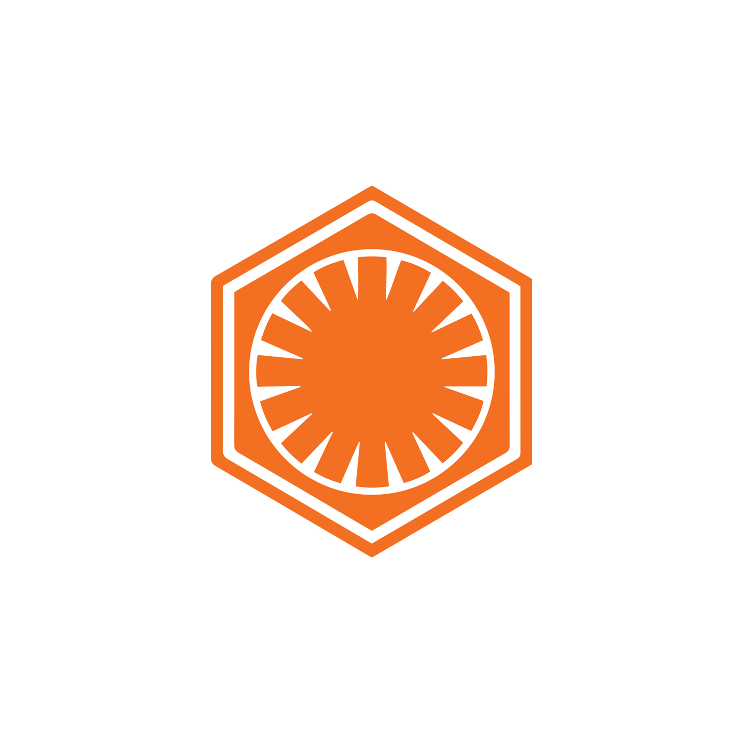 Star Wars First Order Symbol Logo