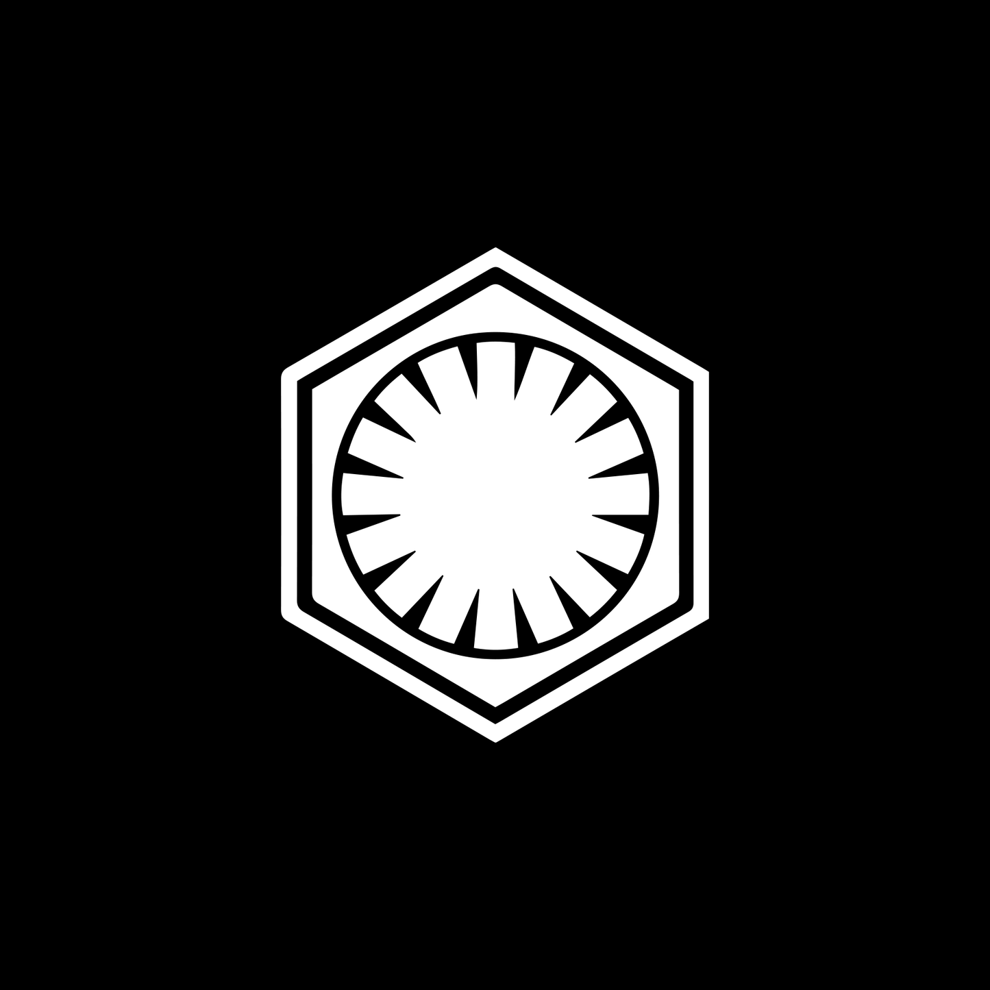 Star Wars First Order Symbol Logo