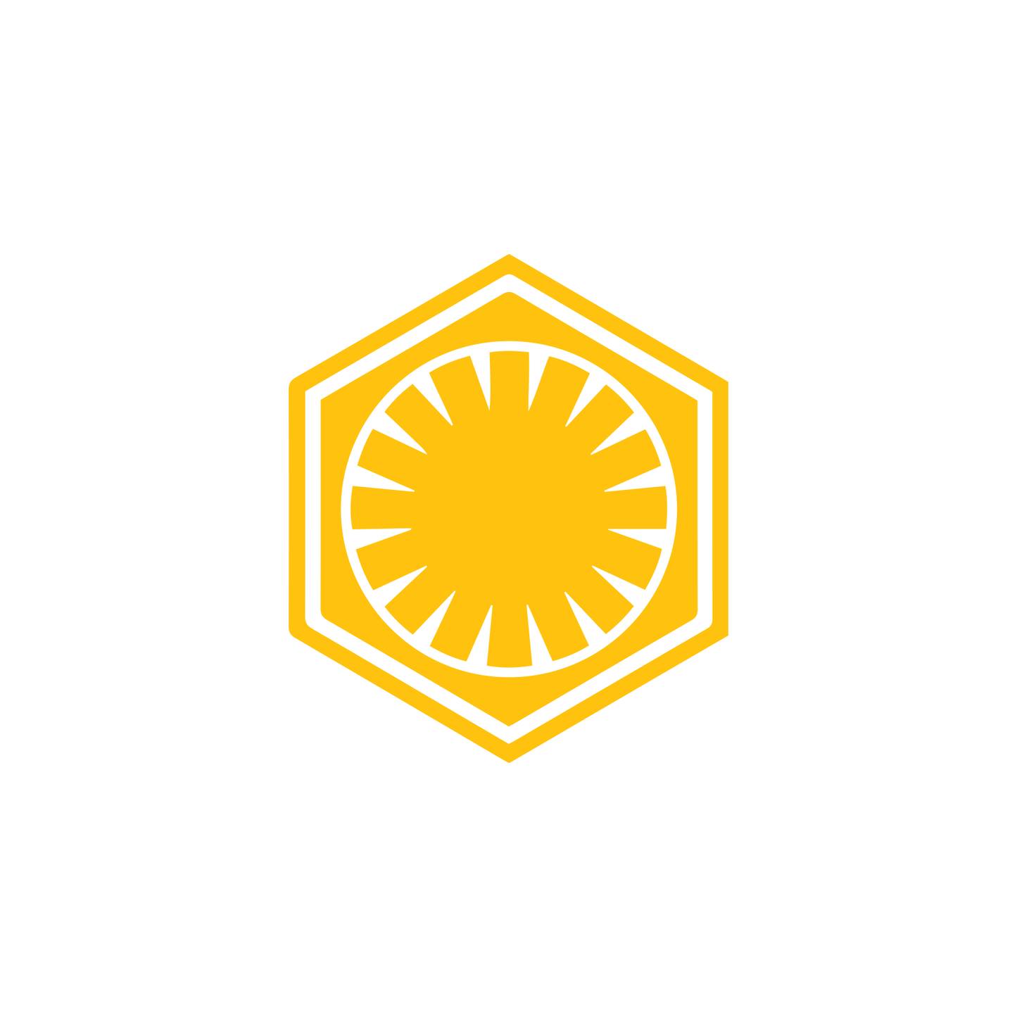 Star Wars First Order Symbol Logo