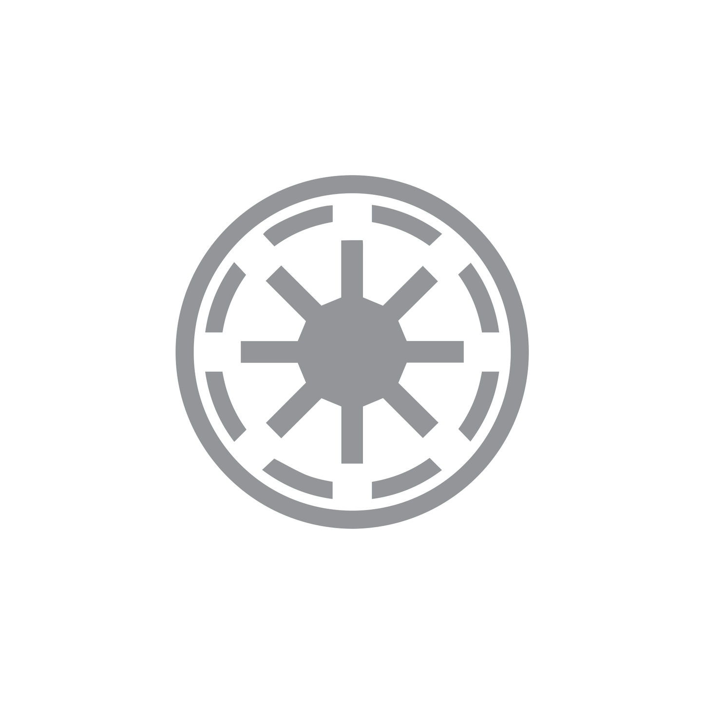 Star Wars Galactic Republic Symbol Logo