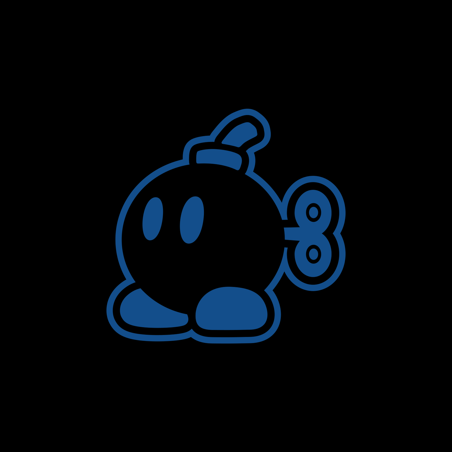 Mario Bomb Stencil