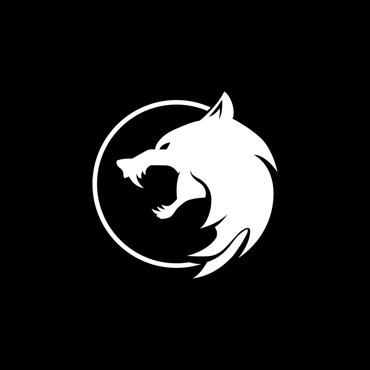 The Witcher Wolf Emblem Logo