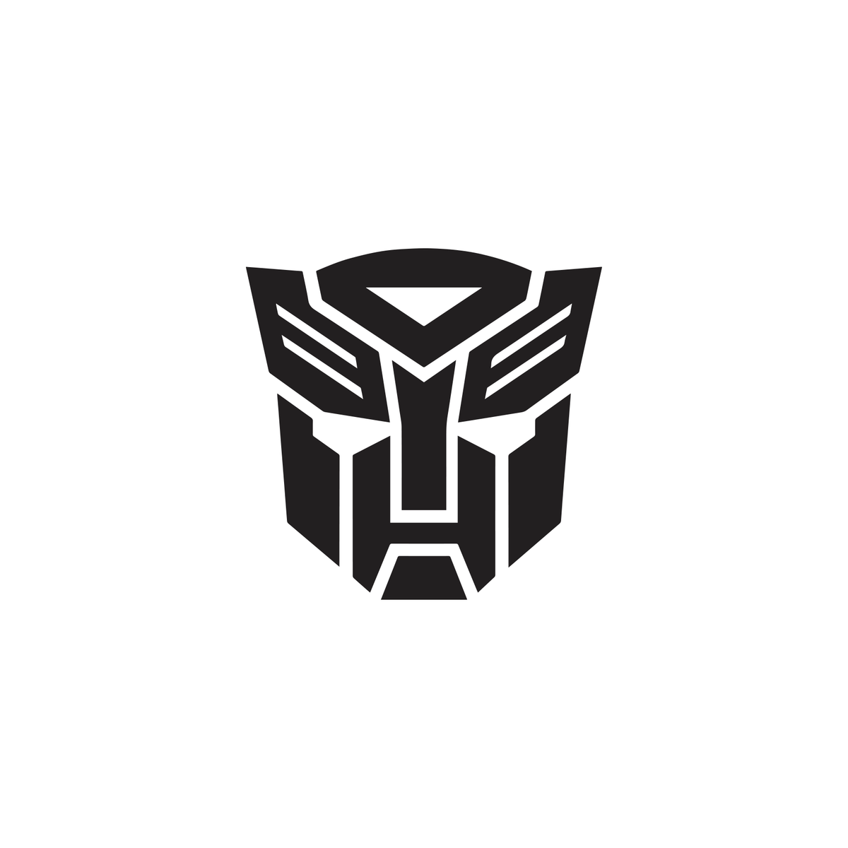 Transformers Autobot Logo Vinyl Decal – Glossy Black For Car, Truck, Or Laptop